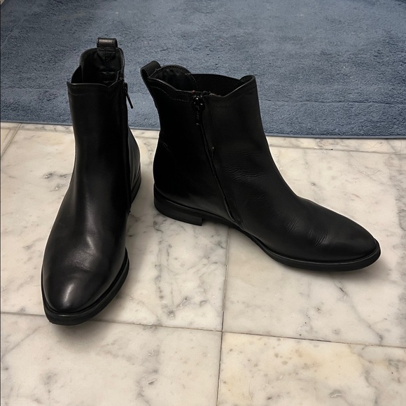 Paul Green Shoes - Paul Green Black Leather Ankle Boots SZ 7